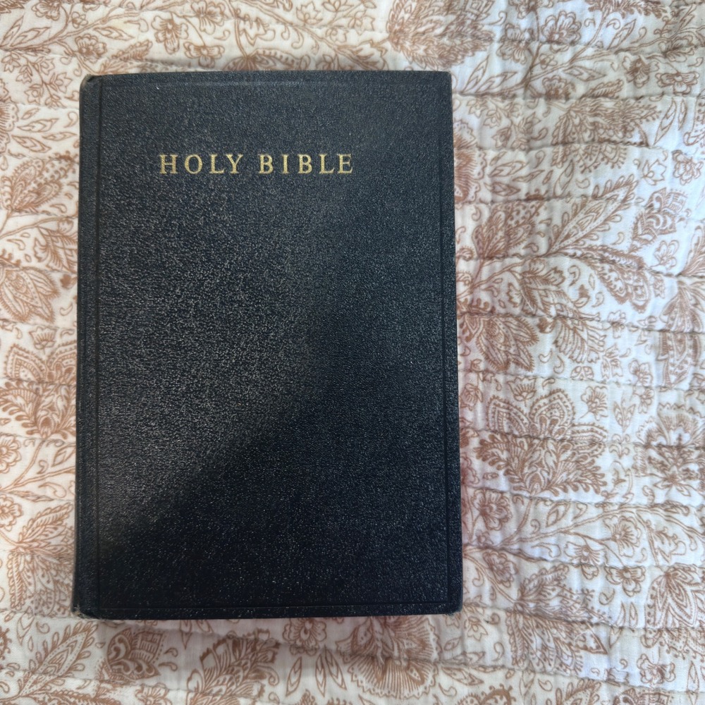 Holy Bible‎ King James Version KJV American Bible Society 1963 Black Hardcover